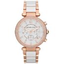 Michael Kors Ladies Parker Rose Gold Chronograph Watch - MK5774